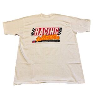 Vintage Racing Collectables T‎ Shirt Men's XL Hanes 50/50 Single Stitch 90's Tee